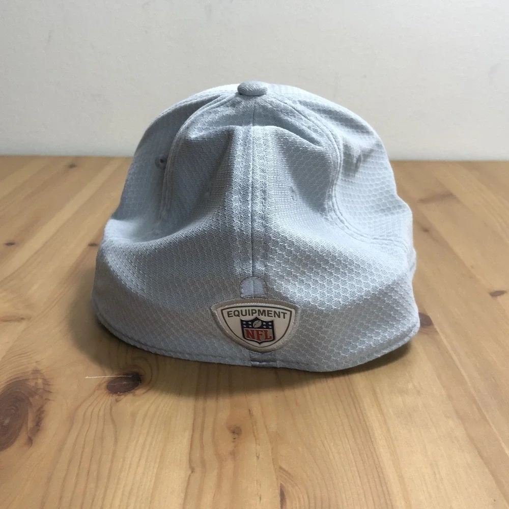 Philadelphia Eagles NFL New Era 39Thirty Flex Hat Cap M/L Gray Green Football